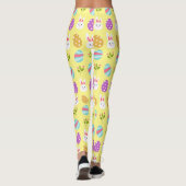 Easter Seamless pattern Leggings (Achterkant)