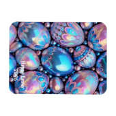 EASTER ~ Shiny Eggs ~ Flexible Photo Magnet (Horizontal)