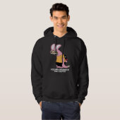 Easter Sloth Bunny Feeling Energized Hoodie (Voorkant volledig)