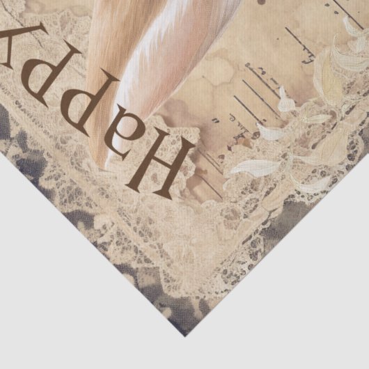 Easter Spring Bunny Tissuepapier (Detail)