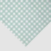 Easter Spring Mint Green Gingham Tissuepapier (Detail)