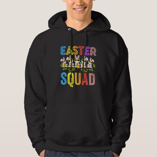 Easter Squad Family Matching Easter Day Bunny Egg  Hoodie (Voorkant)