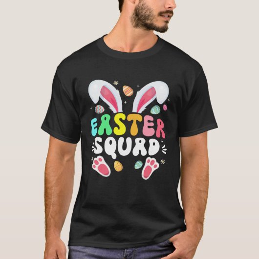 Easter Squad Family Matching Easter Day Bunny Egg  T-shirt (Voorkant)