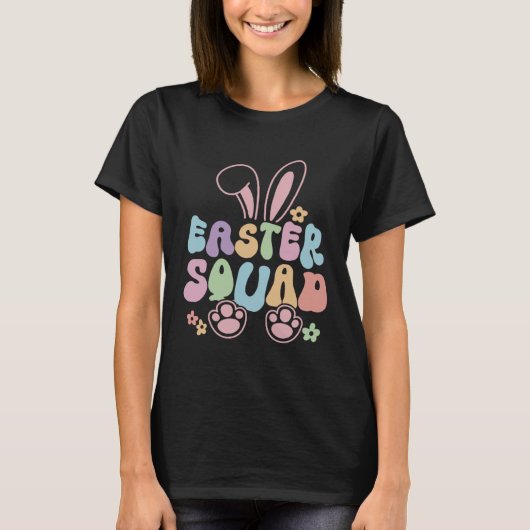 Easter Squad Family Matching Easter Day Bunny Egg T-shirt (Voorkant)