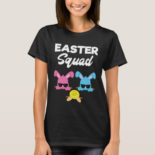 Easter Squad  Family Matching Easter Outfit Egg Hu T-shirt (Voorkant)