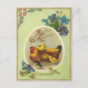 Easter Tidings-vintage Feestdagenkaart