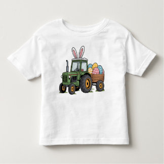 Easter Tractor  Kinder Shirts
