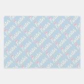 Easter Typography Wrapping Paper Set  (Voorkant 2)