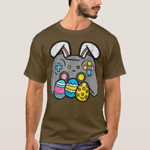 Easter Video Game Bunny Eggs Gaming Gamer Boys Men T-shirt