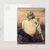 Easter vintage picture feestdagenkaart (Voorkant / Achterkant)