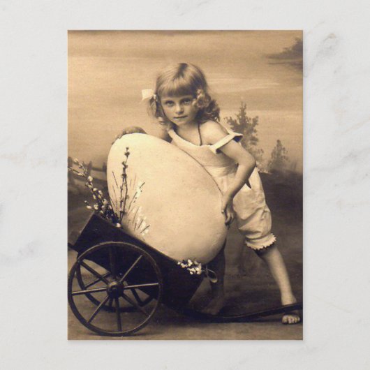 Easter vintage picture feestdagenkaart (Voorkant)