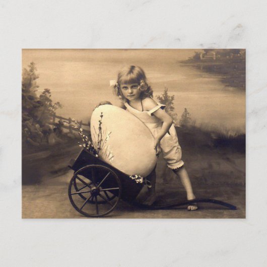 Easter vintage picture feestdagenkaart (Voorkant)