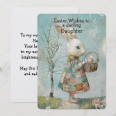 Easter Wishes to a Darling Daughter (Voorkant / Achterkant)
