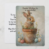 Easter Wishes to a Wonderful Son (Voorkant / Achterkant)