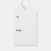 Easter Yorkshire Terrier honden Cadeaulabel (Achterkant)