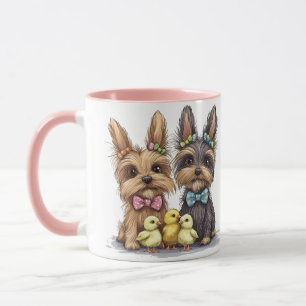 Easter Yorkshire Terrier honden Mok