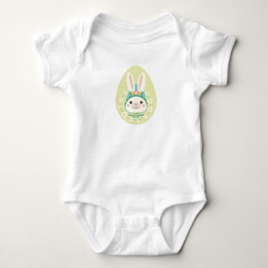 Easterbunny gunstzak romper (Voorkant)