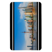 © Eastern Bank of Huangpu River, Shanghai, China Magneet (Verticaal)