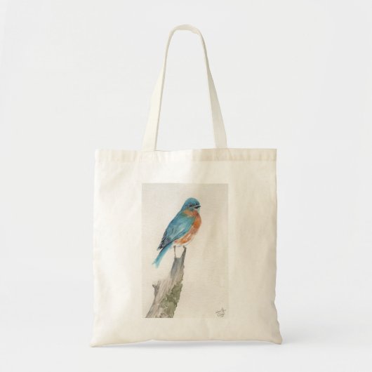 Eastern Bluebird Totebag Tote Bag (Voorkant)