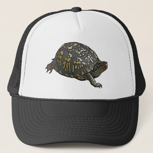 Eastern Box Turtle Coordinating Items Trucker Pet (Voorkant)