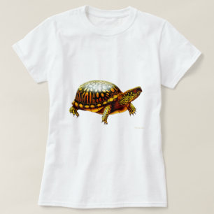 Eastern Box Turtle Dames Babydoll Shirt