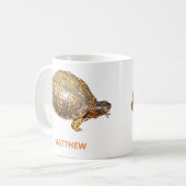 Eastern Box Turtle Foto gepersonaliseerd Koffiemok (Voorkant links)