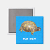Eastern Box Turtle Foto gepersonaliseerd Magneet (Voorkant / Achterkant)