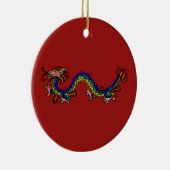 Eastern Dragon Keramisch Ornament (Rechts)