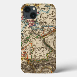 Eastern European Map iPhone 13 Hoesje