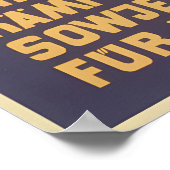 Eastern German Propaganda Poster Unwavering fights (Coin)