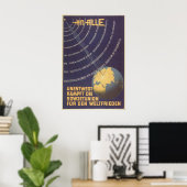 Eastern German Propaganda Poster Unwavering fights (Bureau à domicile)