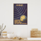 Eastern German Propaganda Poster Unwavering fights (Cuisine)