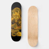 Eastern Gold Dragon One Element Custom Pro Deck Skateboard (Voorkant)