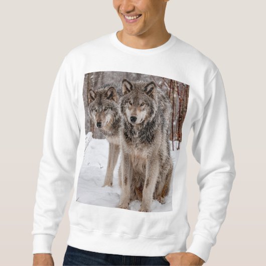 Eastern Gray Wolf Trui (Voorkant)