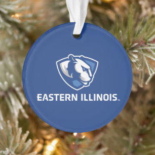 Eastern Illinois Panthers Head and Wordmark Logo