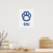 Eastern Illinois Panthers Paw Print & EIU (Keuken)