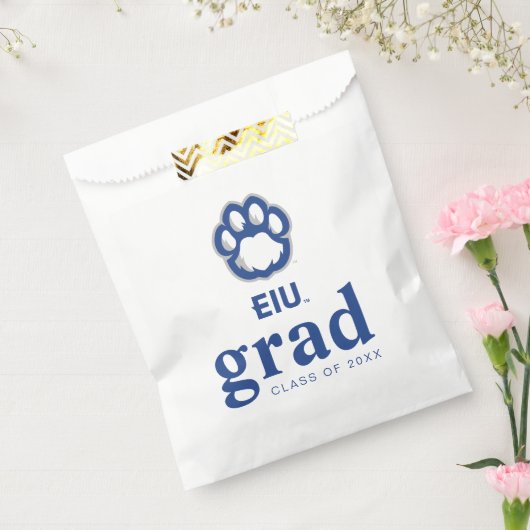 Eastern Illinois Panthers Paw Print & EIU Bedankzakje (Gezegeld)