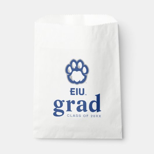 Eastern Illinois Panthers Paw Print & EIU Bedankzakje (Voorkant)