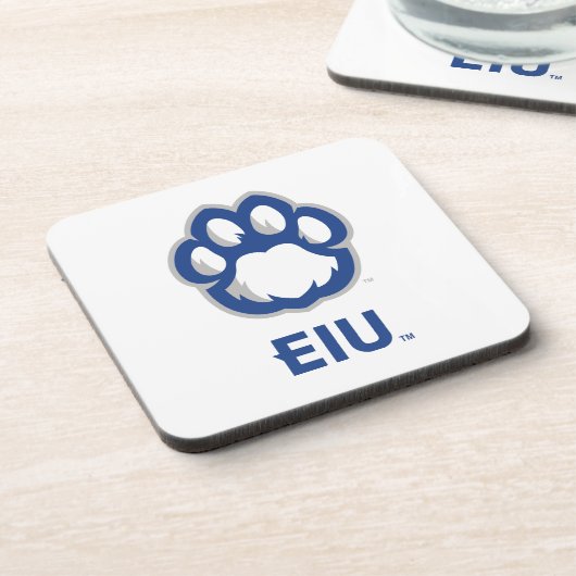 Eastern Illinois Panthers Paw Print & EIU Bier Onderzetter (Linkerzijde)