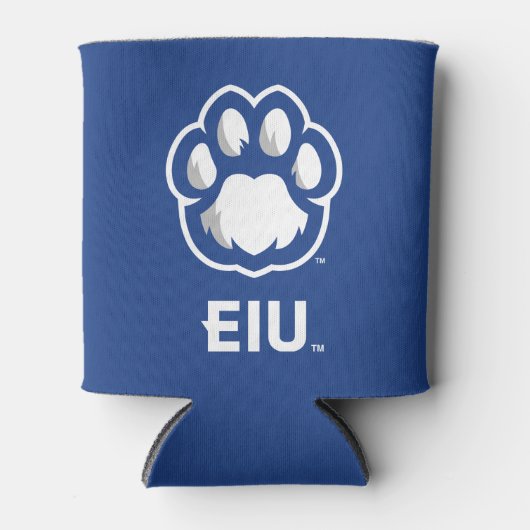 Eastern Illinois Panthers Paw Print & EIU Blikjeskoeler (Voorkant)