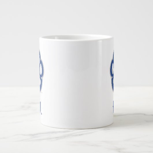 Eastern Illinois Panthers Paw Print & EIU Extra Grote Beker (Voorkant)