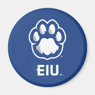 Eastern Illinois Panthers Paw Print & EIU Magneet