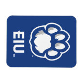 Eastern Illinois Panthers Paw Print & EIU Magneet (Horizontaal)