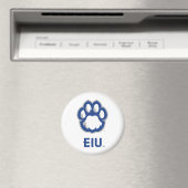 Eastern Illinois Panthers Paw Print & EIU Magneet (Insitu (Vaatwasser))