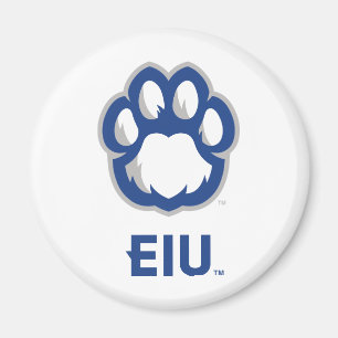 Eastern Illinois Panthers Paw Print & EIU Magneet