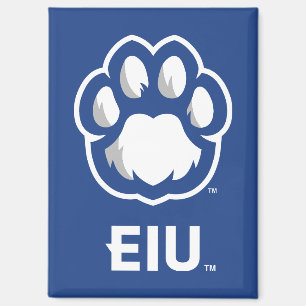 Eastern Illinois Panthers Paw Print & EIU Magneet