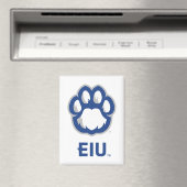 Eastern Illinois Panthers Paw Print & EIU Magneet (Insitu (Vaatwasser))