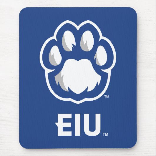 Eastern Illinois Panthers Paw Print & EIU Muismat (Voorkant)