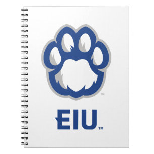 Eastern Illinois Panthers Paw Print & EIU Notitieboek
