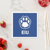 Eastern Illinois Panthers Paw Print & EIU Servet (Insitu)